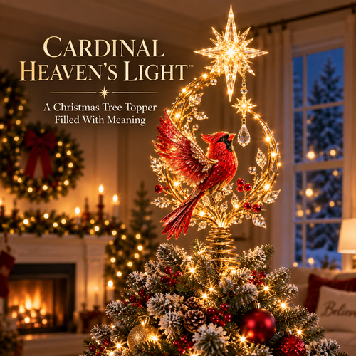 Cardinal Heaven’s Light Tree Topper